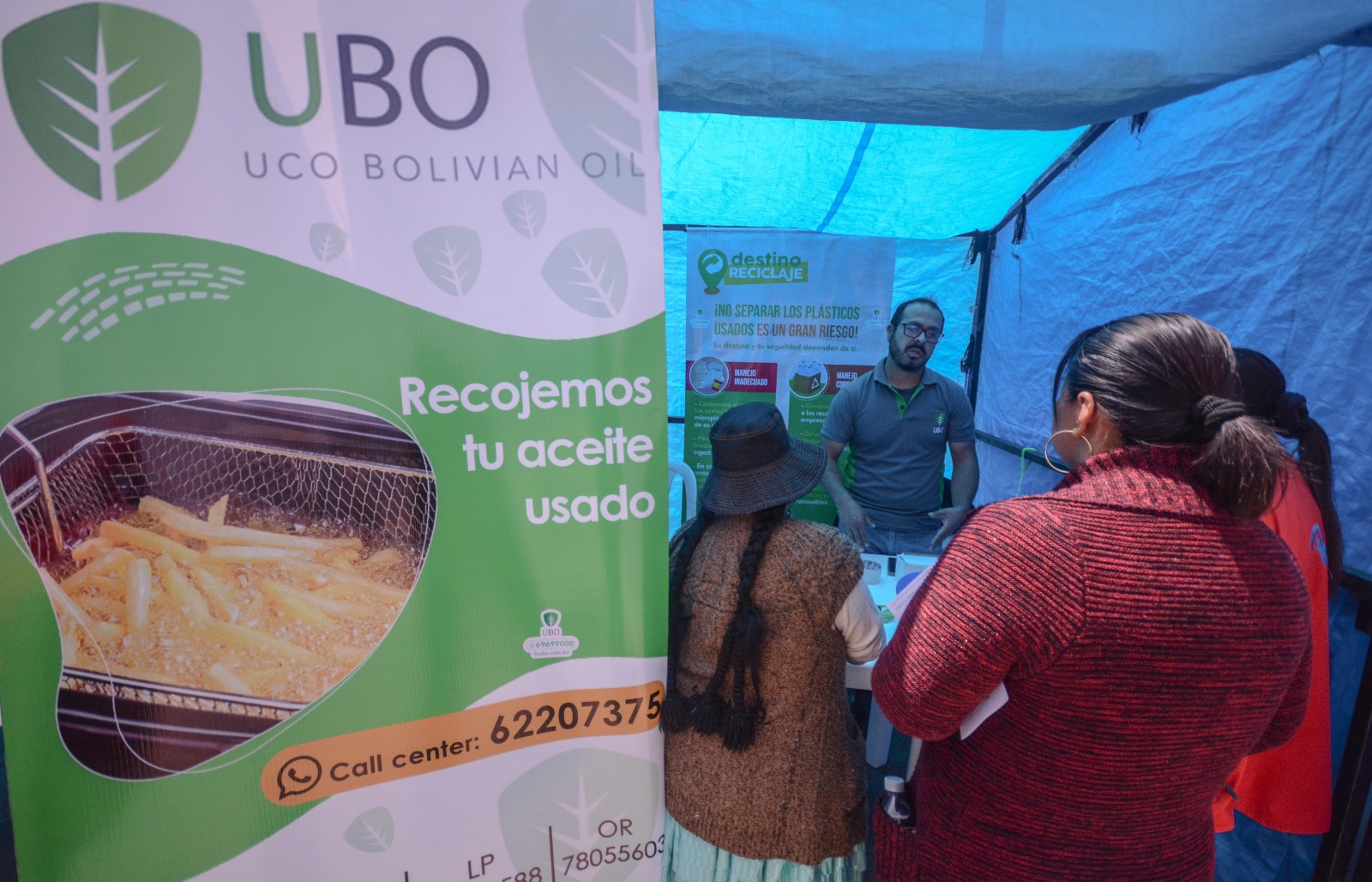 UBO presente en el Día del Reciclaje de El Alto